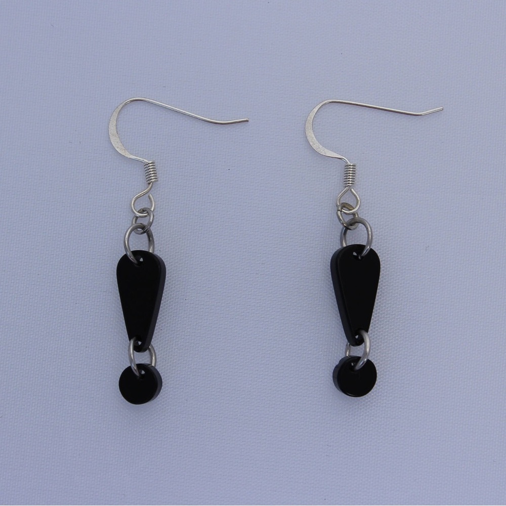 New Exclamation Point Earrings Punctuation Earrings Grammar Jewelry Teacher Gift